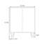 Armoire d'entrée minimaliste en bois massif-40572120