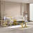 Ottavia Black and Gold End Table -1178484709