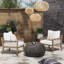 Méridienne d'extérieur Chariyah Acacia (ensemble 2 pièces)-98094464