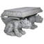 Banc d'extérieur en résine Gargoyle