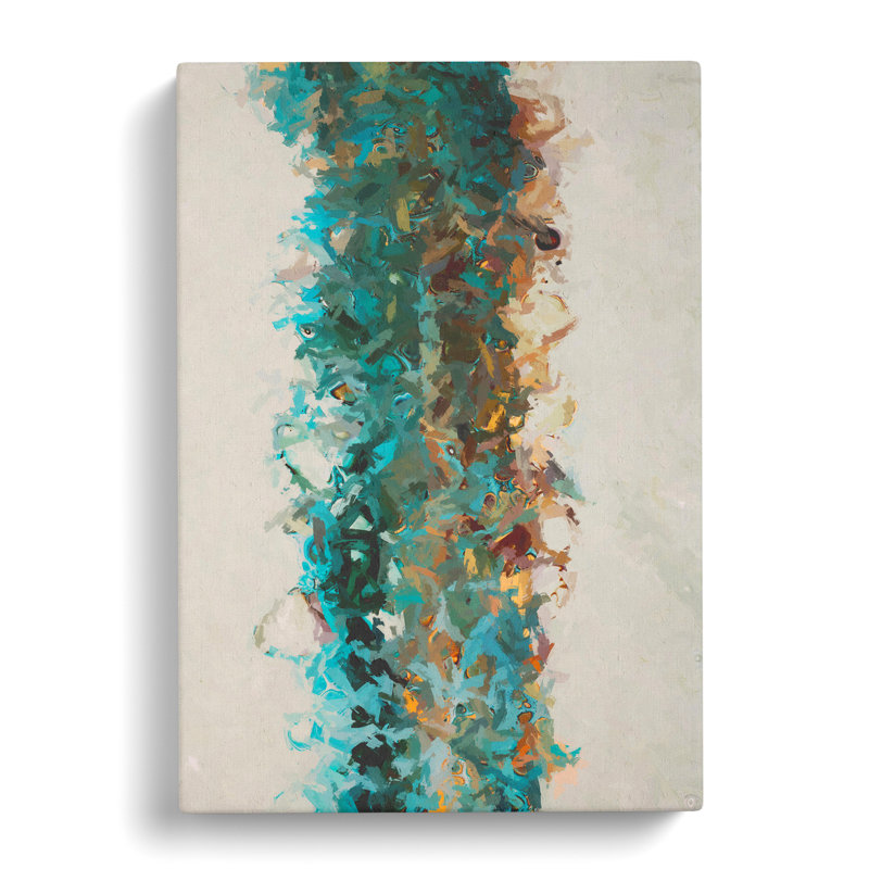 Willow Abstract - Wrapped Canvas Print, 50cm H x 35cm W x 3cm D