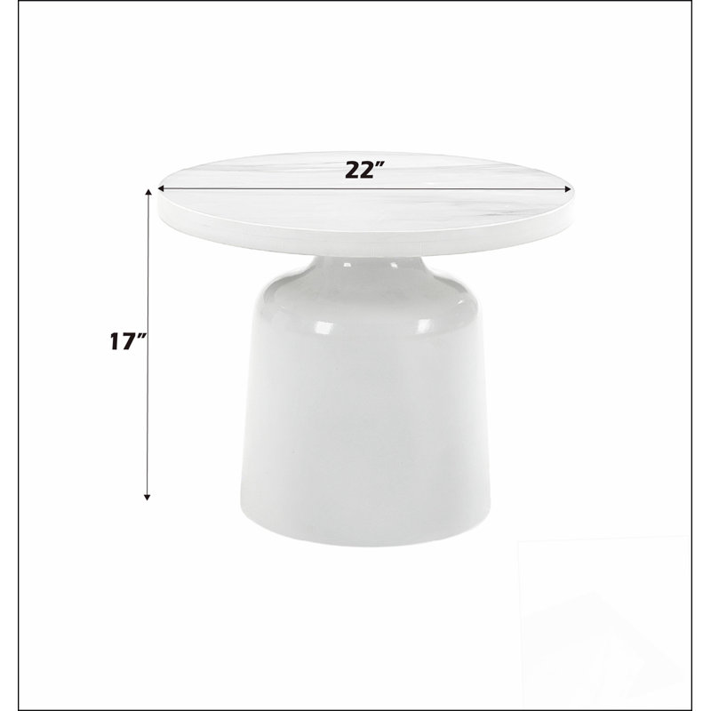 Table de bout en marbre Zaid