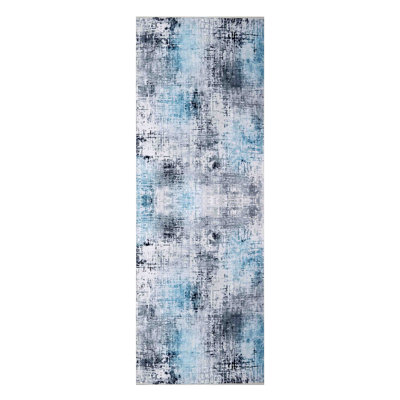 Tapis lavable à la machine Delara, doux et durable, envers antidérapant, tapis résistant aux taches pour la chambre à coucher, le salon, la salle à manger, les espaces très passants, certifié écologique Grs.