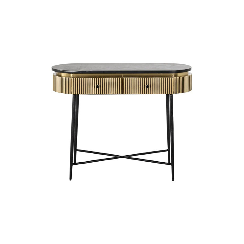Console Table 39'' Marble Top Console Table