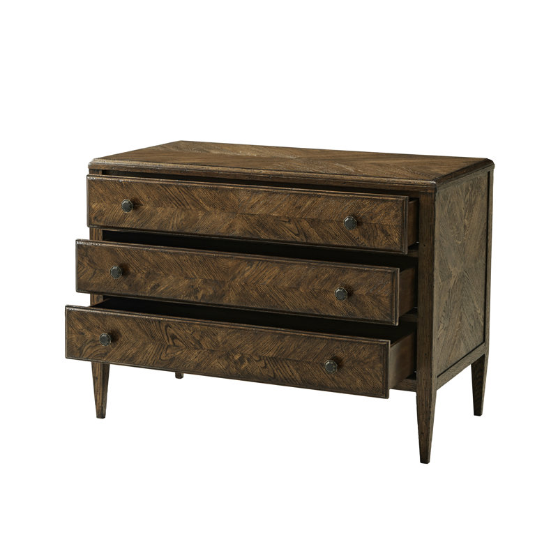 Commode décorative 3 tiroirs NOVA, Crépuscule