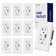 20-Amp USB Tamper Resistant Duplex Outlet10 Pack