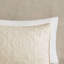 3 Piece Cream Bedspread King/ King - & Classic Medallion Quilt Easy To Wash Machine Washable Bedding-121228413-121228414