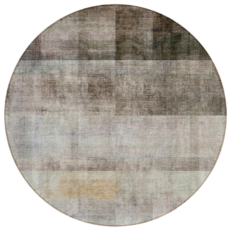 Tapis d'intérieur rond 8 pi