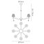 Ebenezer 8 - Light Shaded Chandelier