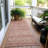 Zaraxa Orange Washable Indoor-Outdoor Rug - LOOMLAN-371340700