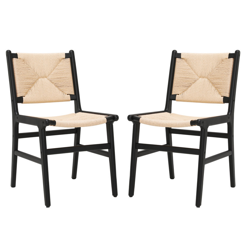 Solid Dining Chairs, Black