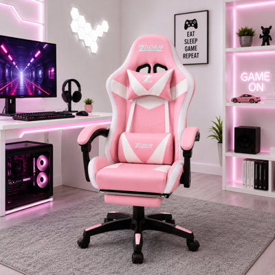 Homeluxeinteriors Swiveling PC & Racing Game Chair