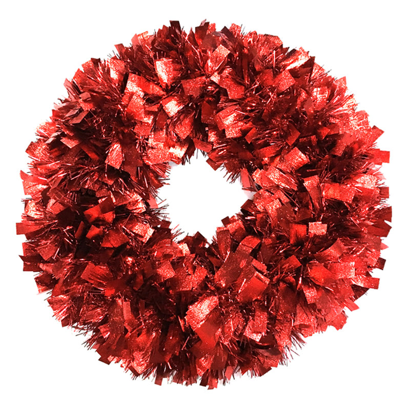Couronne courbée 15 pouces Sparkle Elegance, Rouge