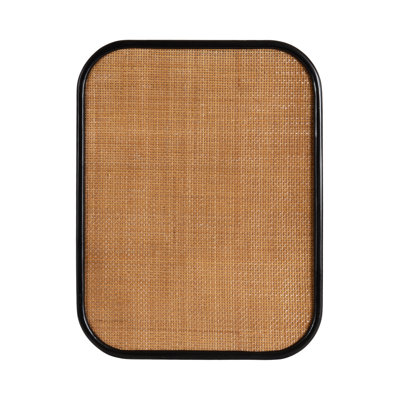Panneau rectangulaire arrondi en rotin