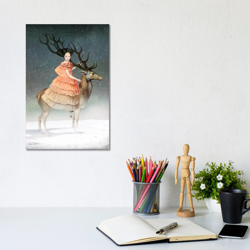 «My Dear Friend» par Catrin Welz-Stein - reproduction, H 12 po x l 8 po x P 0,75 po, Toile tendue, Pas de tapis