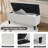 47'' Tufted Storage Ottoman Bench, Velvet End Of Bed Bench With Nail Accent And Solid Wood Legs, For Living Room, Bedroom, Entryway, Taupe