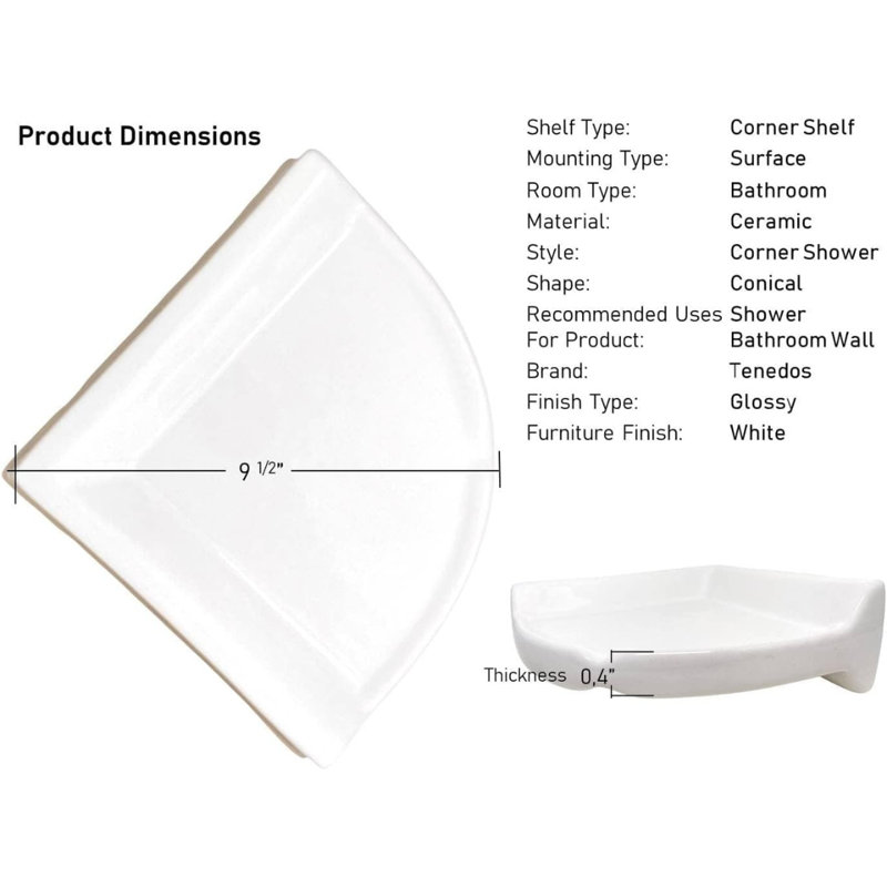 Chamlee Nails Shower Shelf