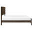 Lit à panneaux très grand classique en noyer foncé classique en bois massif avec tête de lit et traverses pour la chambre à coucher Grace Made-1473824560