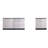 Outdoor Kitchen Stainless Steel 96" W x 24" D x 36.5" H 3-Piece Modular Cabinet Set