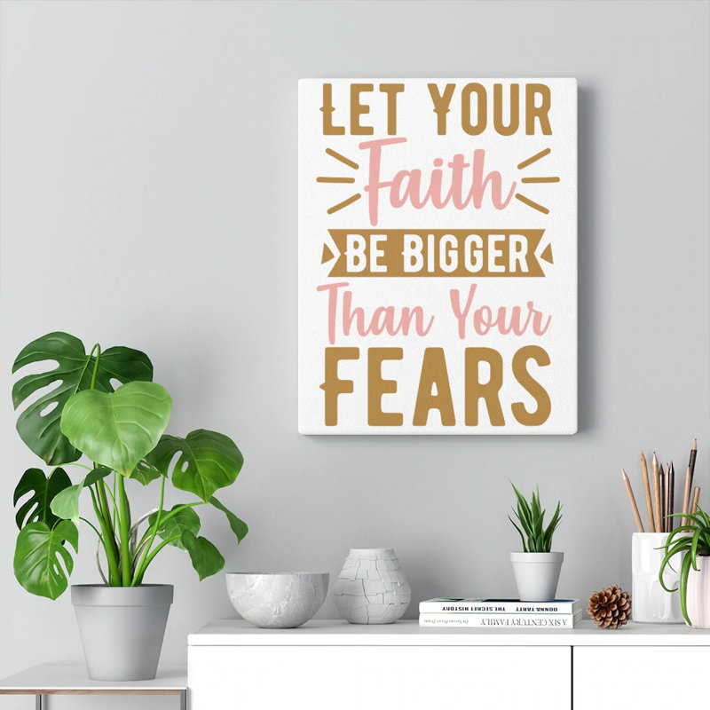Faith - Wrapped Canvas Print, 41cm H x 30cm W