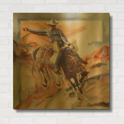 Tableau mural en métal doré « Nexus » de J. E. Knauf, 91,4 cm x 91,4 cm