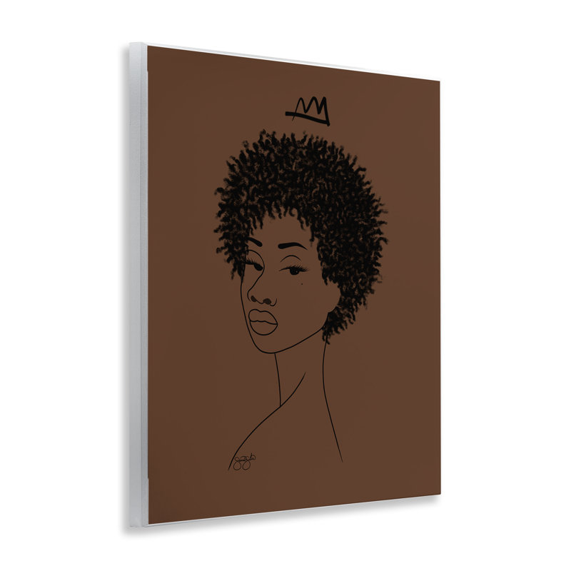 Plaque murale Aaliyah avec couronne, design par Sierra Siler