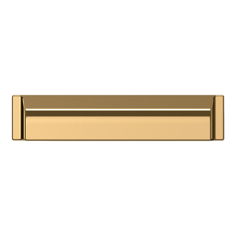 4422 Transitional Cup Pull, 6" CTC, Non-Lacquered Brass