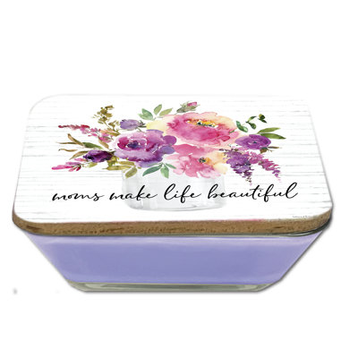  To Our Family You are the World 3-in-1 20oz Soy Wax Candle with Decorative Art Lid