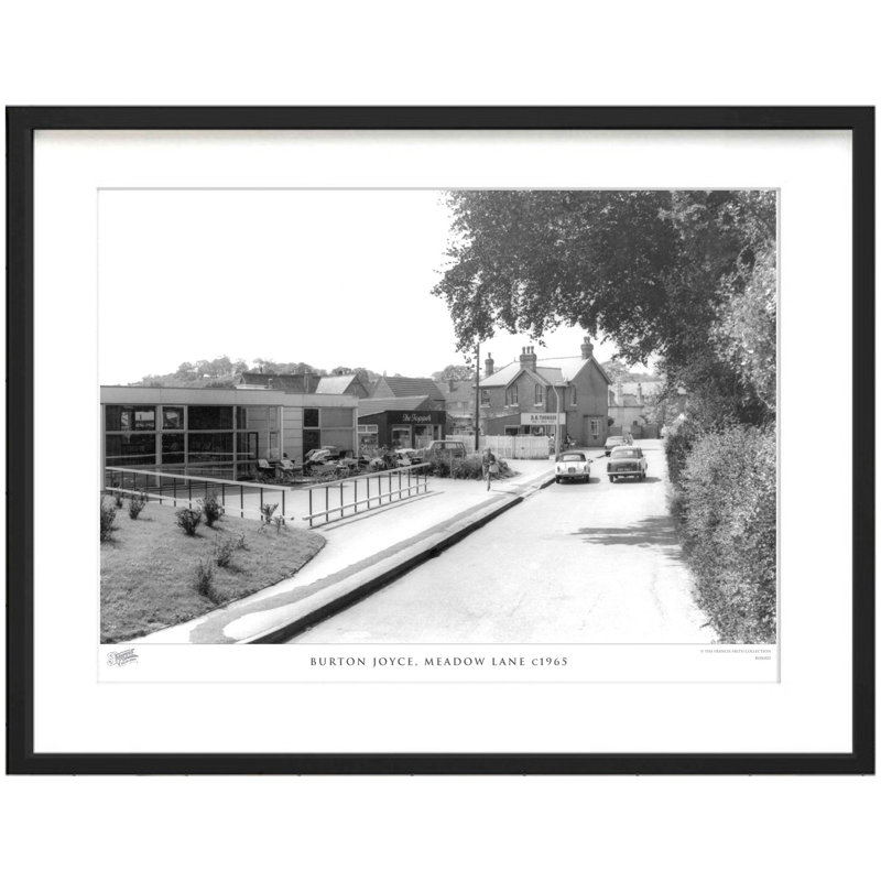 Burton Joyce, Meadow Lane C1965 - Single Picture Frame Print, 40cm H x 50cm W x 2.3cm D