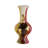 Round Ceramic Vase with Abstract Multicolored Finish and Small Handles-1810090427-1810090426