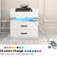 Table de chevet à 2 lumières DEL, adaptée à différentes pièces-309127624