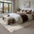 Sarah Modern Abstract Machine Washable Area Rug-1669138648