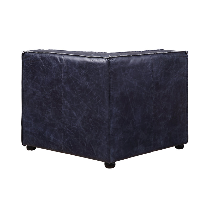 Raffles 68'' Leather Sofa
