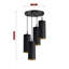 Chaidez 4 - Light Black Cluster Pendant