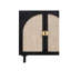Armoire de salon pour chambre à coucher - 2 portes avec étagère conçue, résistante et réglable pour diverses fonctions