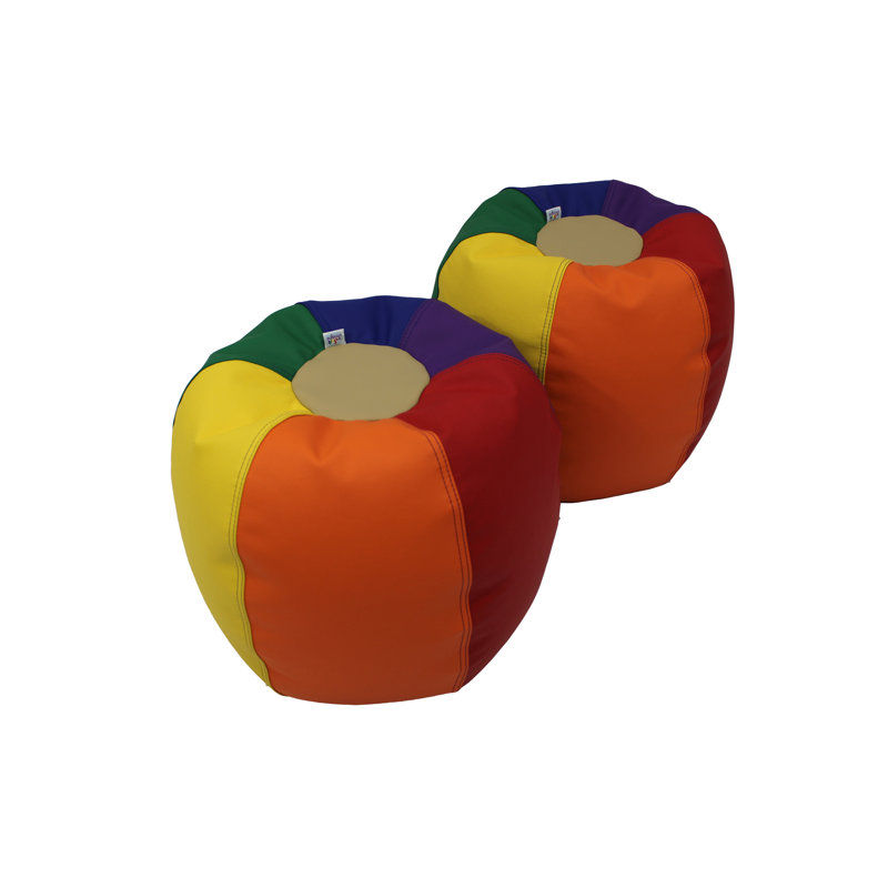 Sac de pois SoftScape, paquet de 2, H 12 po x l 12 po x P 12 po, Similicuir assortis