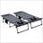 2 Piece Folding Chaise Lounge With 5-Level Reclining Back-2005291278
