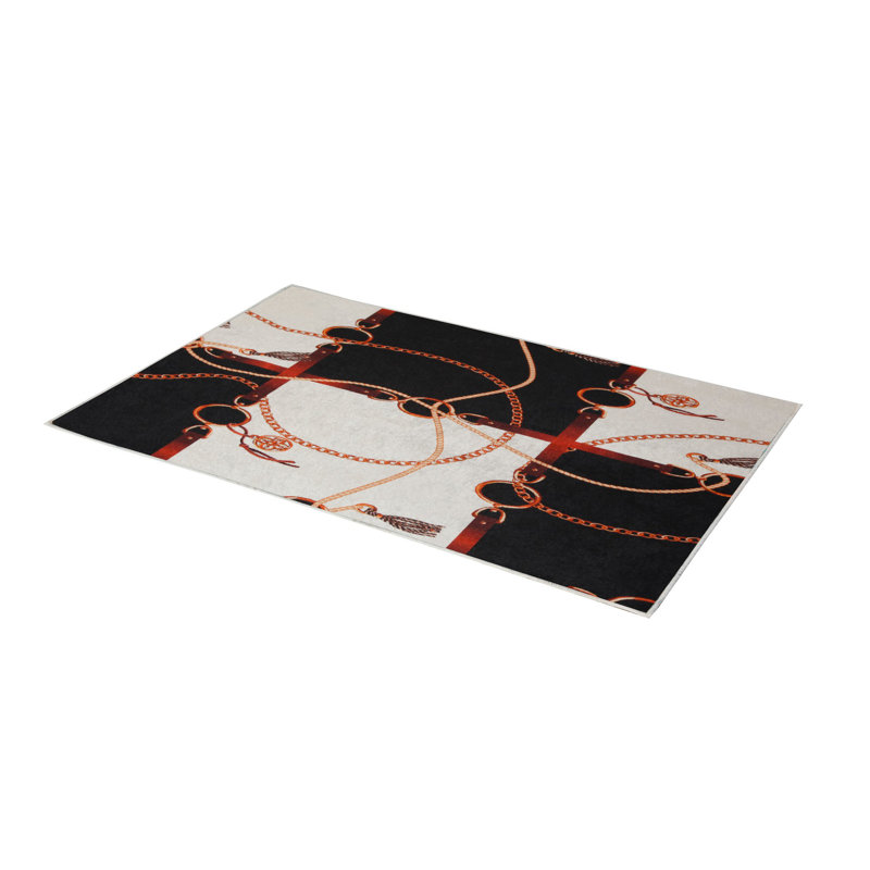 Premium Hall Carpet, 3D Digital Printed, 39.4 x 59.1 Inches | 100% Polyester, Antibacterial, Non-Slip Underside | Pile Height: 0.04 Inches, Machine Washable, Ideal for Living Room & Entryway Decor