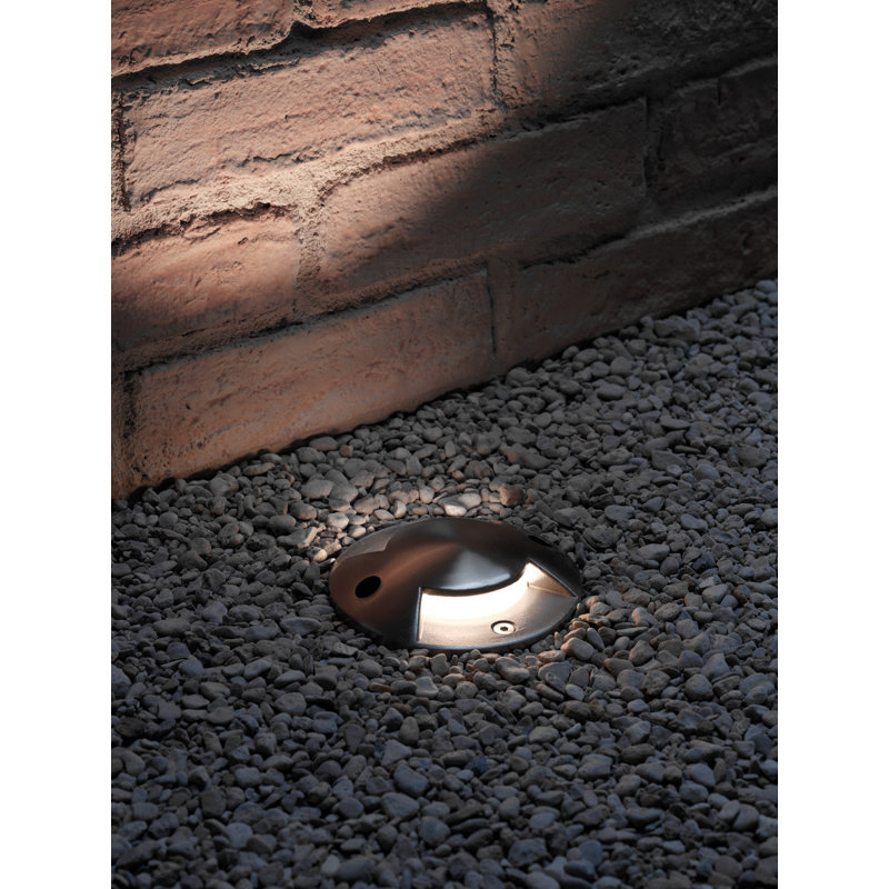 Black Metal Well Light Pack, Cool White