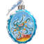 3'' Handmade Glass Holiday Shaped Ornament