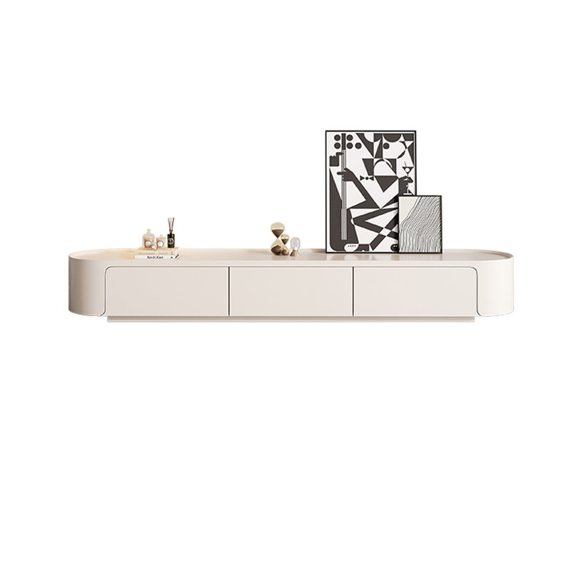 Cream Style Wood TV Stand