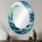 Coastal Waves Of Wonder VII - Waves Decorative Mirror, Coastal Wall Mirror, Printed Metal Art-121387092-121387552