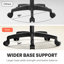 Chaise de bureau ergonomique en filet Nedrah-127449467-119222773