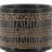 5/8" GLAZED PLANTER W/ STAND, BLACK
