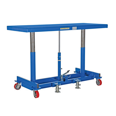 Chariot ergonomique à longue plateforme