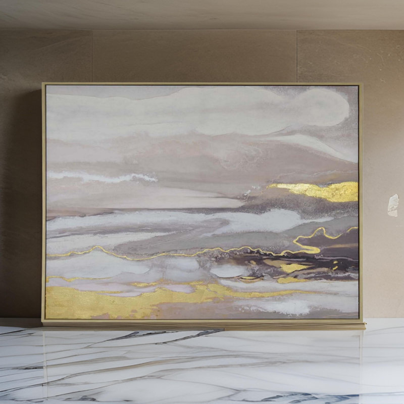 Peinture sur toile encadrée