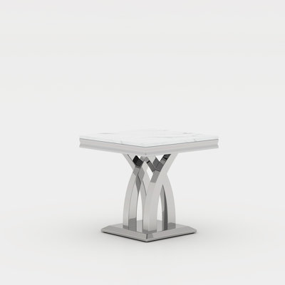 22.83'' Luxury  End Tables With X-Shaped  Legs