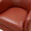 Chaise pivotante en cuir et cuir Tessa-590468038