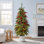 White Frosted 4.5' Pre-Lit Pine Christmas Tree