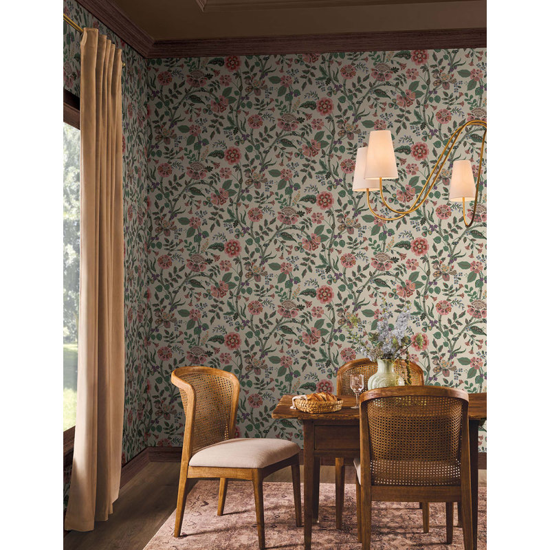 Papier peint Gracie Brown, Pink